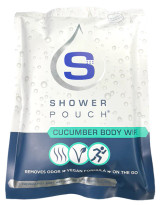 Shower Pouch Cucumber Body wipe