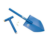 GP Factor CS-2.1 Camp Shovel - Two Piece - Blue 